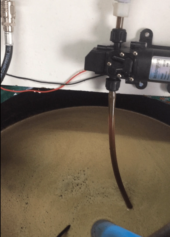 compost water aerated with nanobubbles